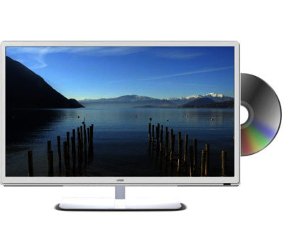 22 Logik L22FEDW15  LED TV with Built-in DVD Player - White